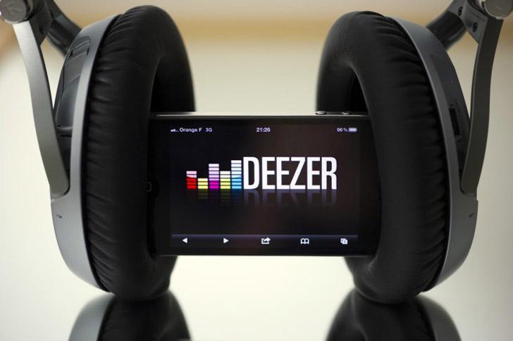 Deezer's screenshots